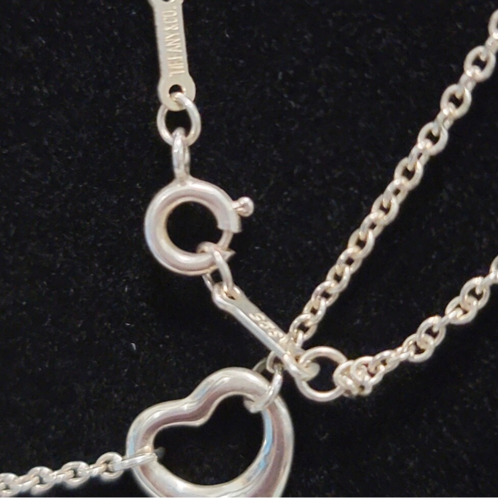 Tiffany’s Elsa Peretti  Five Open Heart Tiffany’s  Necklace - Picture 6 of 14
